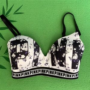 Victoria’s Secret PINK floral bra.